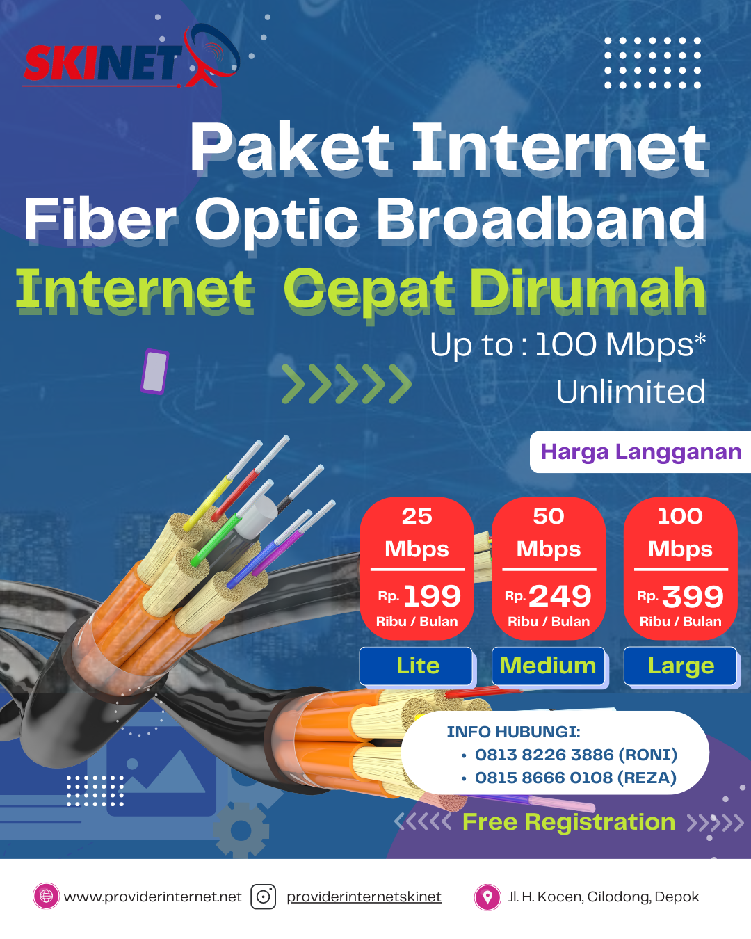 Paket Internet Fiber Optik Broadband